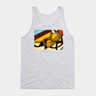 Pencil Montage Tank Top